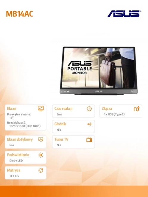 Prenosni monitor 14" ASUS