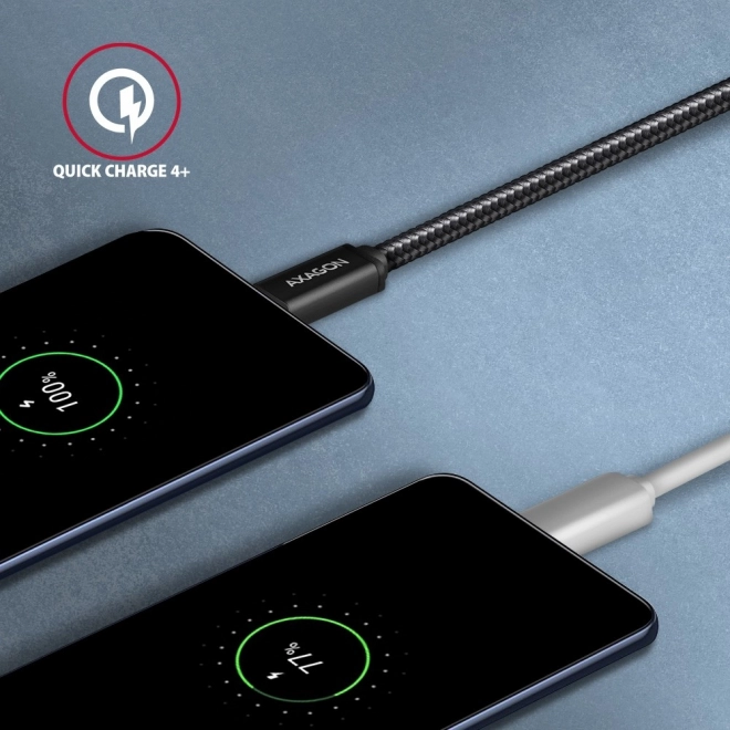 Kabel USB-C na USB-C 3m, Power Delivery 60W, upogljiv pleteni