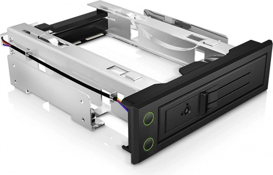 Vgradno ohišje za 3,5" HDD SATA/SAS v 5,25" režo