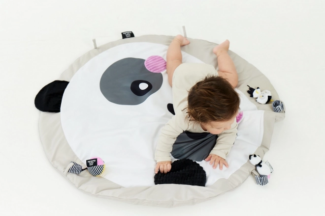 Kontrastna čutna igralna podloga - panda