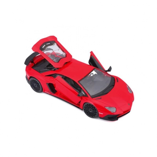 Kovinski model Bburago Lamborghini Aventador rdeč 1:24