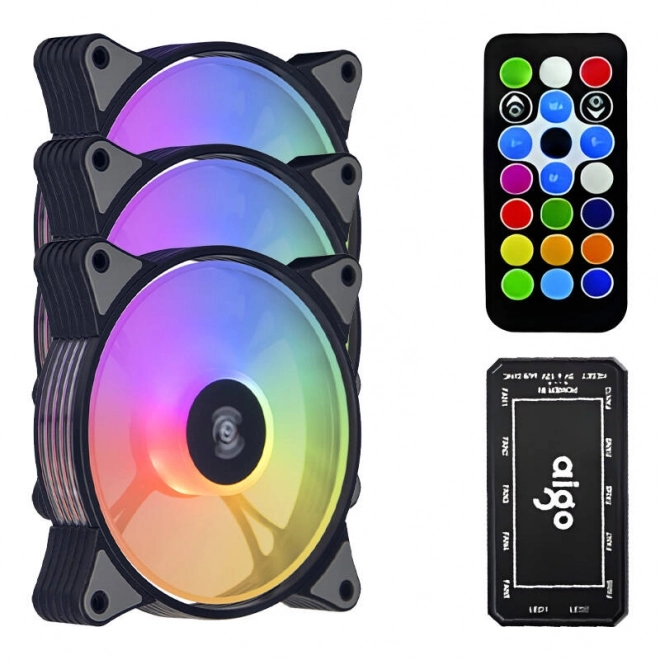 Komplet računalniških ventilatorjev Aigo AR12 PRO 3 v 1