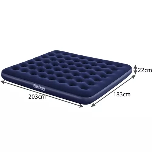 Dvojna vzmetnica 203x183x22cm BESTWAY 67004