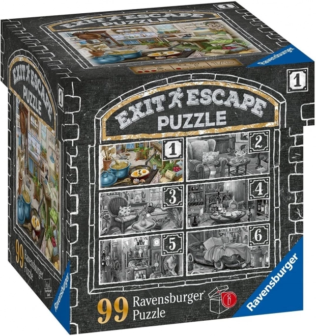 Igra pobega puzzle Strašljivo posestvo - V kuhinji