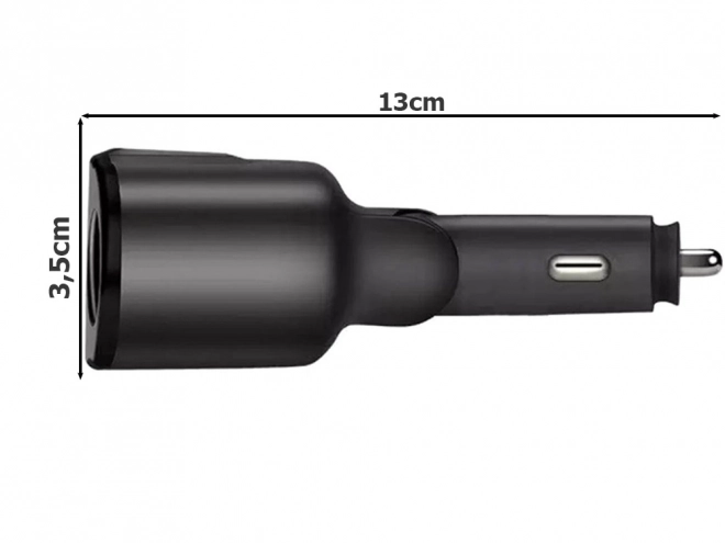 Vtičnica za vžigalnik s razdelilnikom in USB polnilnikom