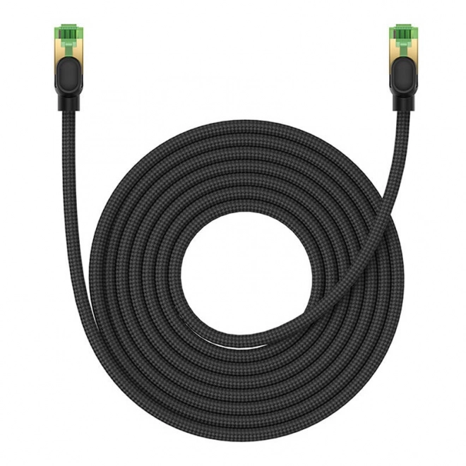 Pleten ethernetni kabel cat.8 Baseus Ethernet RJ45, 40 Gb/s, 8 m (črn)