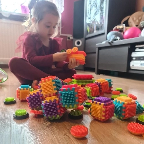 Kreativni gradbeni bloki Ježki - 192 delov