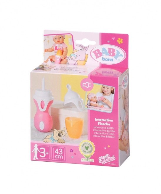 Interaktivna steklenička in žlička za lutke BABY Born