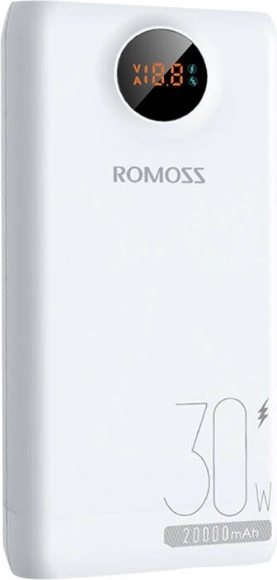 Power banka Romoss 20000 mAh 30 W bela