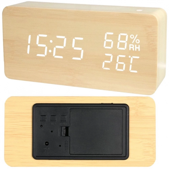 Sodobna elektronska budilka z USB