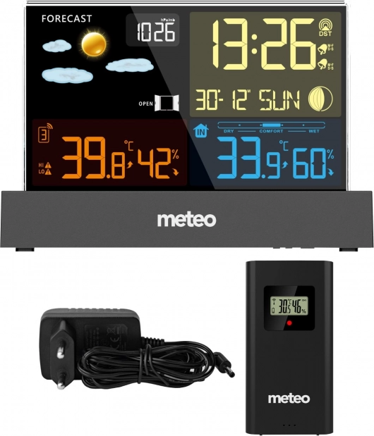 Vremenska postaja METEO SP110C z DCF, črna