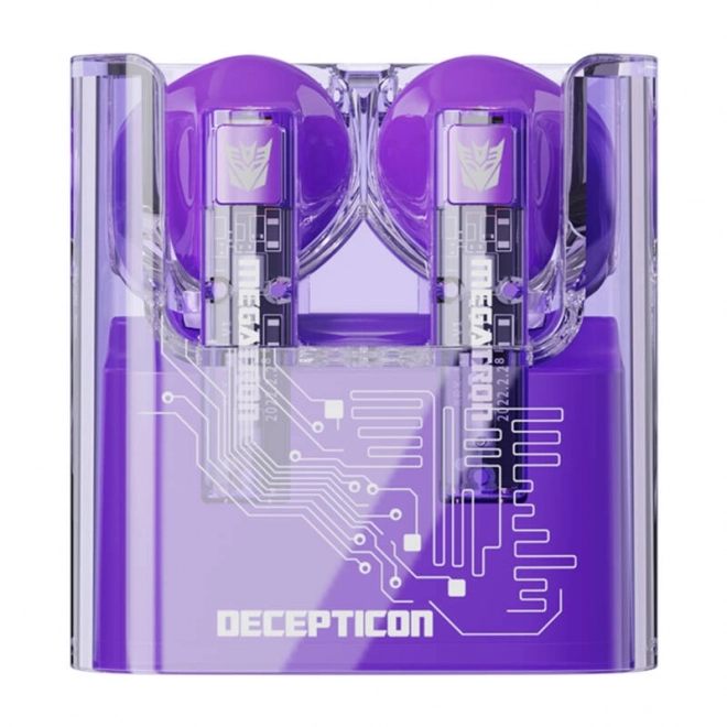 Brezžične slušalke TWS Transformers vijolična