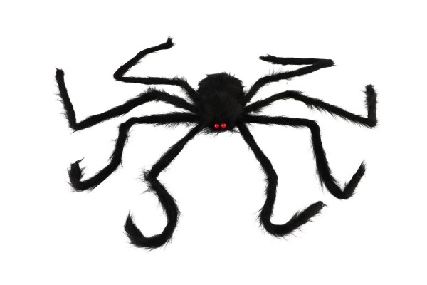 Velik halloweenski plišasti pajek 125 x 8 cm