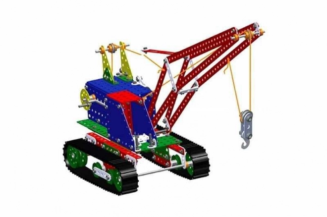 Klasična gradbena igrača Merkur 5 z 80 modeli