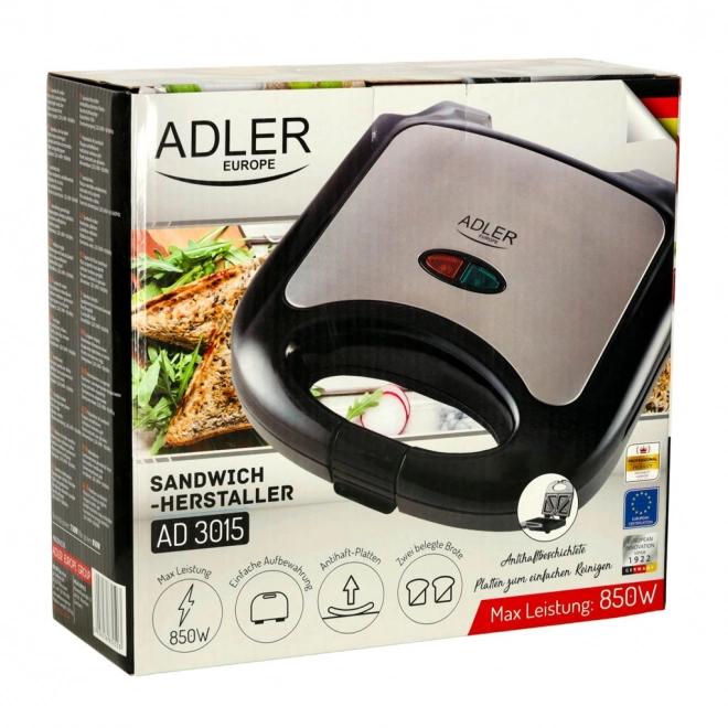 Adler AD 3015 Sendvičov opekač 750W