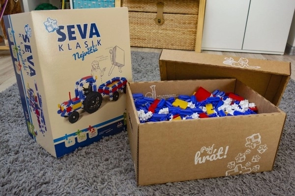 Gradbeni komplet SEVA KLASIK – Največji, 1162 delov