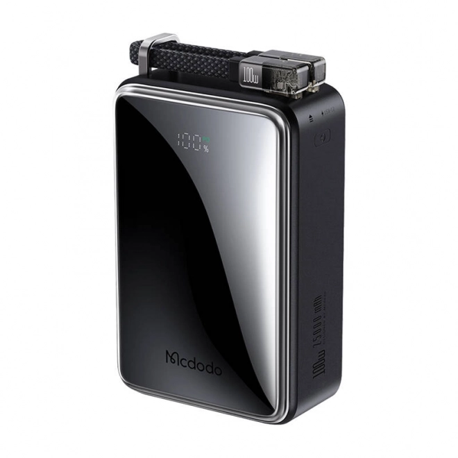 Powerbanka Mcdodo z digitalnim zaslonom 25000mAh, 100W (črna)