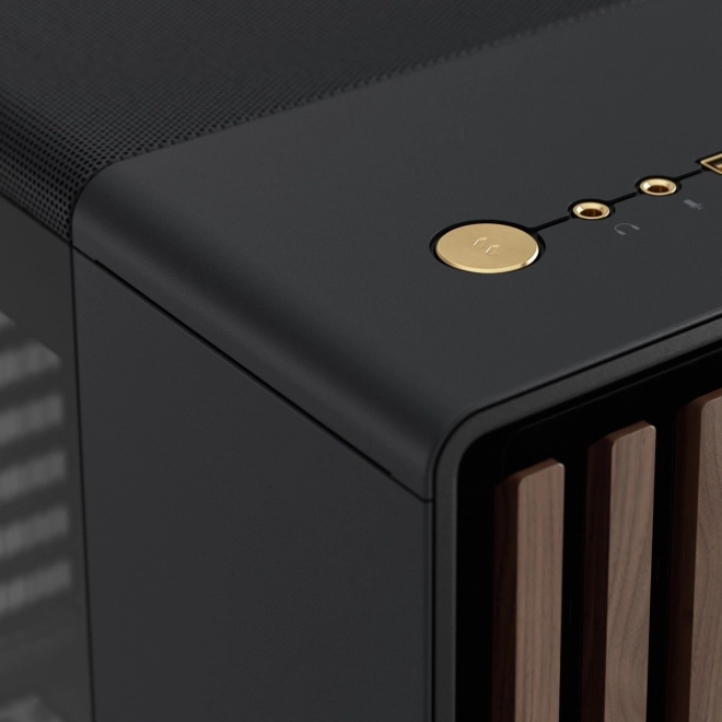 Fractal Design ohišje North črna z lesenimi elementi