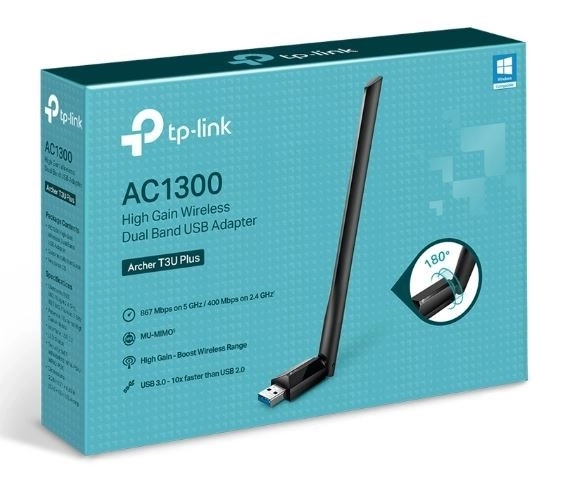 Brezžična omrežna kartica USB AC1300 Archer T3U Plus
