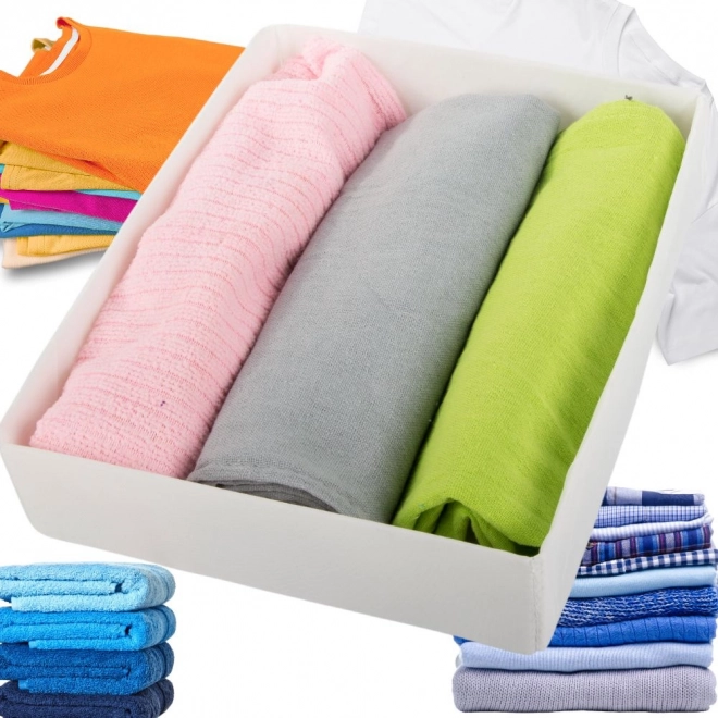 Beli univerzalni organizator za garderobno omaro