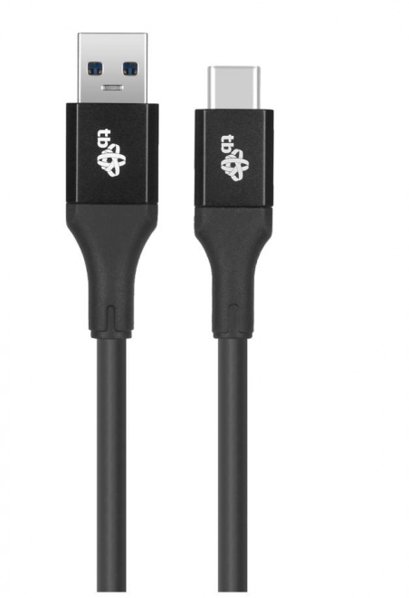 USB kabel USB 3.0 - USB-C 2m Premium 3A črn