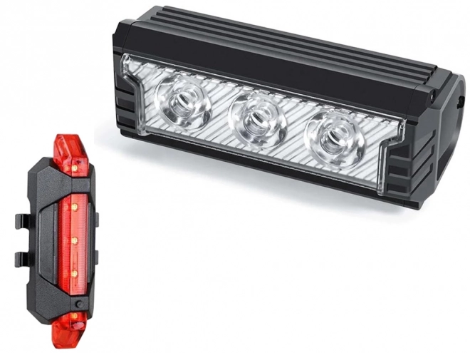 Komplet LED luči za kolo z USB polnilnikom