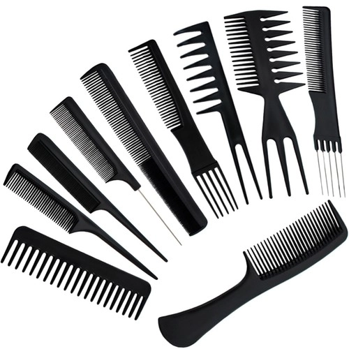 Frizerski glavniki - set 10 kosov