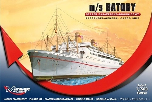 Plastični model ladje M/S Batory