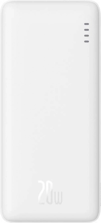 Baseus AirPow powerbanka 10000 mAh 20W bela