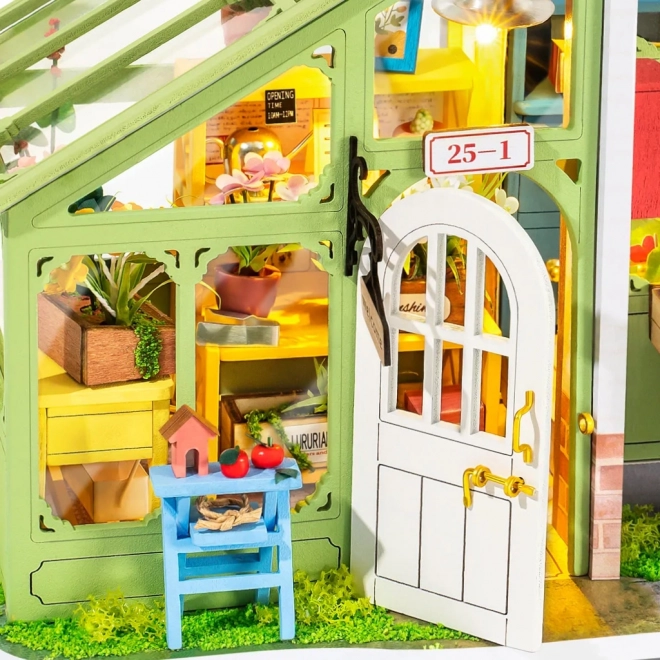 Pomladne Rože - DIY Miniaturna Hiša za Lutke
