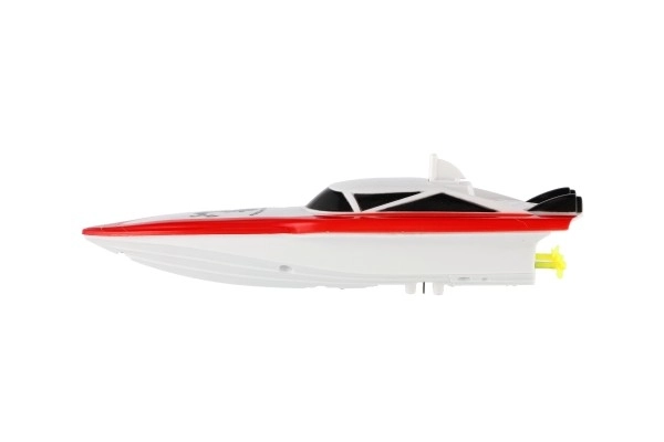 Motorni čoln/ladja za vodo RC plast 19cm na baterije+polnilni paket+USB 2,4Ghz v škatli 26x13x15cm