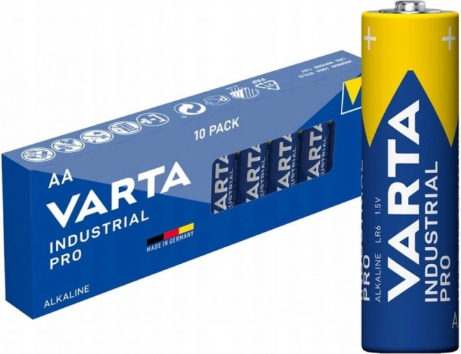 Alkalne baterije AA Industrial Pro, 10 kos