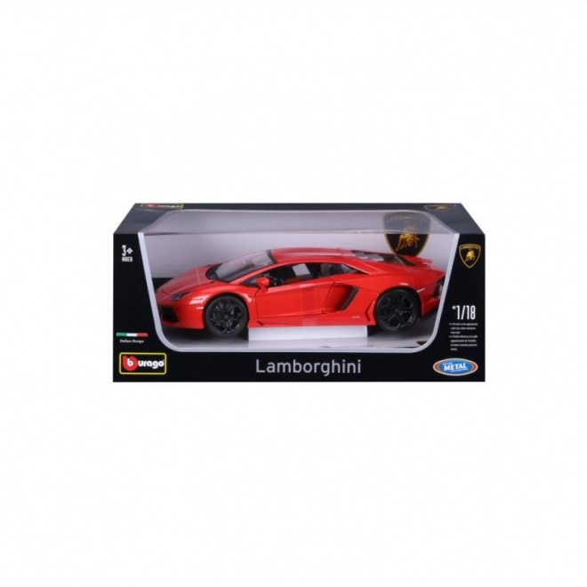 Bburago Lamborghini Aventador 1:18 oranžna 18-11033