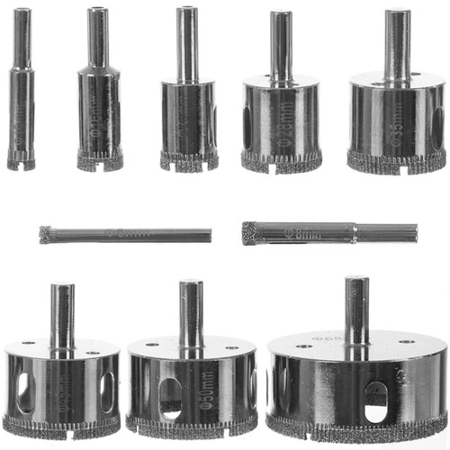 Diamantni rezalni svedri set 10 kosov - Bigstren 21641