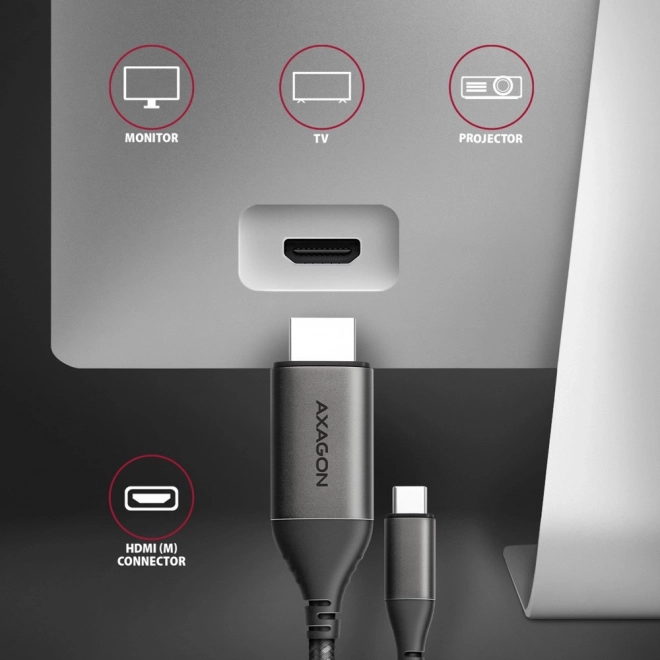 Adapter USB-C na HDMI 4K/60Hz 1,8m