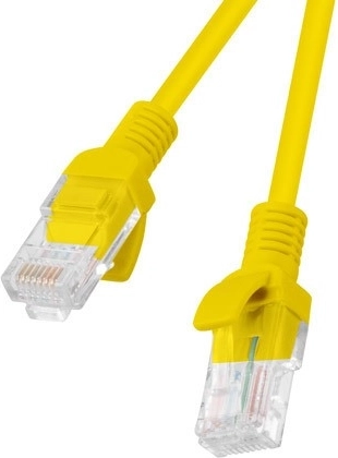 Patchcord LANBERG 0,25 m rumen 10‑pack
