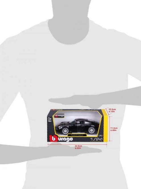 Model avtomobila Porsche 911 Carrera S črna