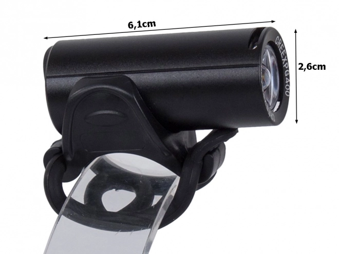 Sprednja lučka za kolo USB z LED Cree