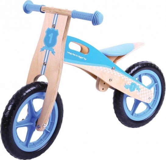 Bigjigs Toys leseni poganjalec moder