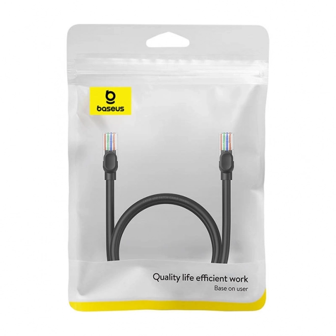 Omrežni kabel Baseus Ethernet CAT5 1m črn