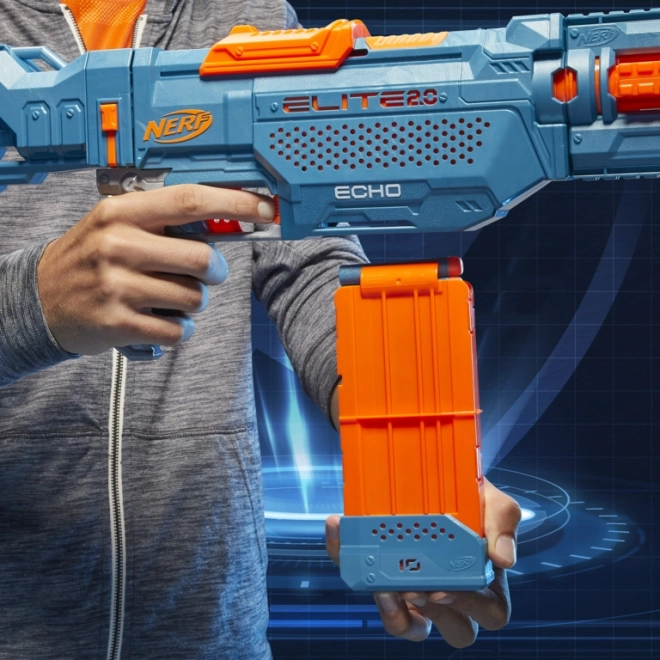 Pistola Nerf Echo CS-10 z dodatki