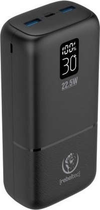 Powerbanka P30 z LCD, 30.000 mAh, PD 22,5 W