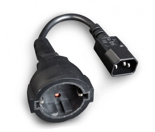 Napajalni adapter IEC320 C14 na SCHUKO (F) 15 cm