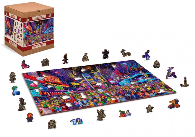 Leseno mesto Lesen puzzle Silvester 2v1, 505 kosov EKO