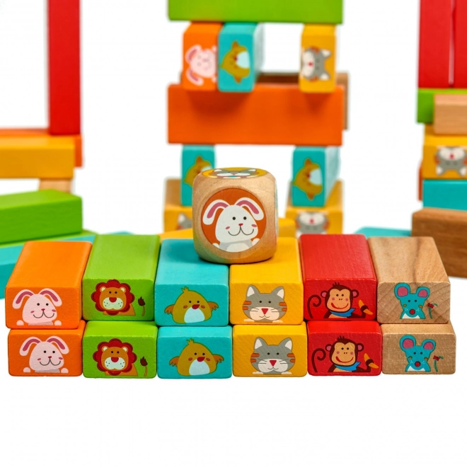 Lucy & Leo „Ugani, kdo“ - otroška lesena igra Jenga