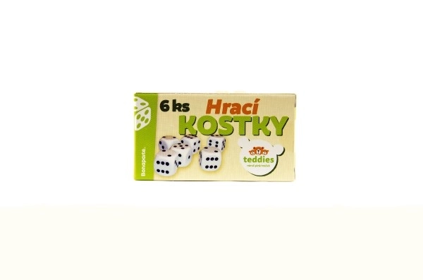 Set igralnih kock 6 kos