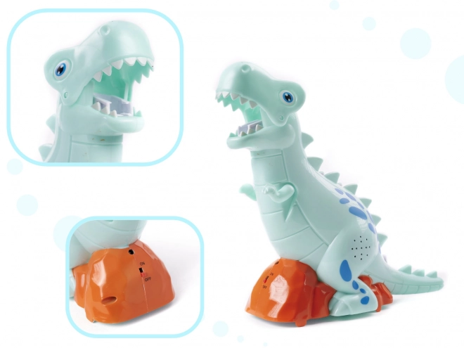 Dinozavrska dirkalna steza z zvoki in lučmi