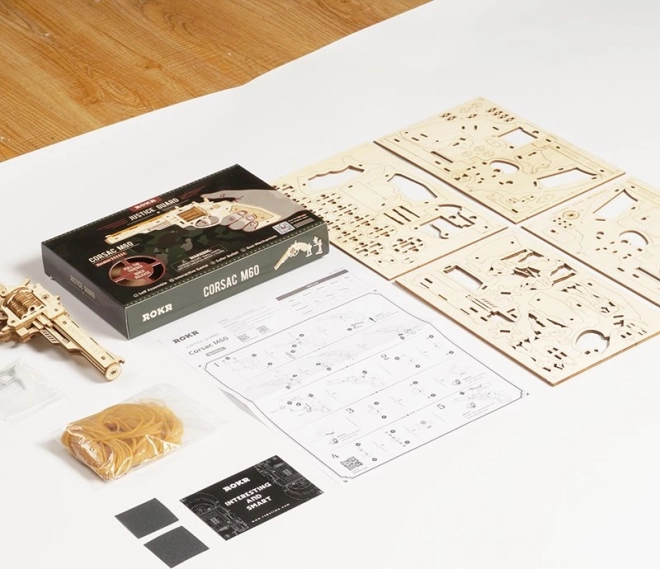 RoboTime 3D les puzzle za sestavljanje Revolver Corsac