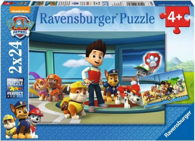 Ravensburger sestavljanka Tačke na patrulji 2×24 koščkov