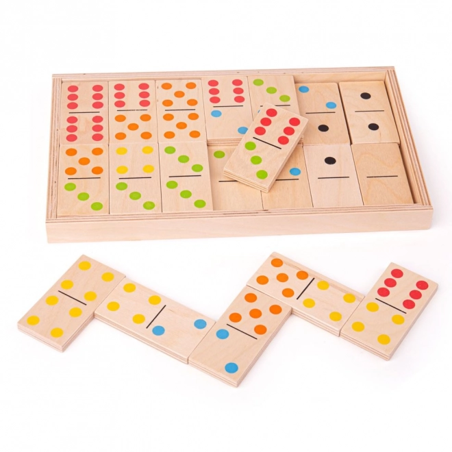 Bigjigs Toys Velike lesene domine